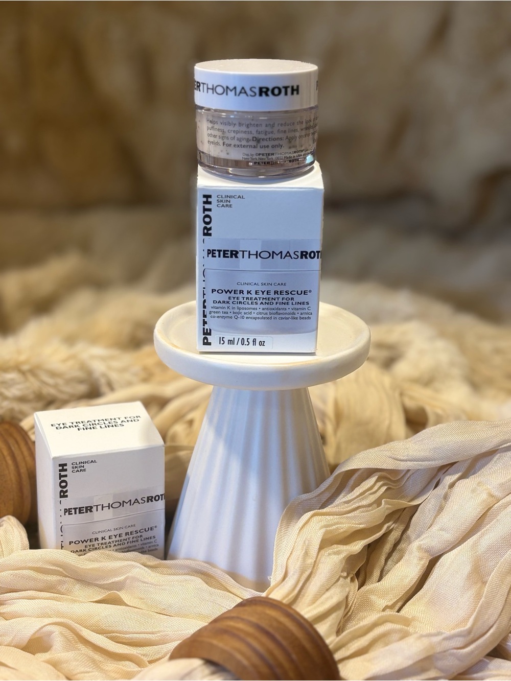 Peter Thomas Roth Power K Eye Rescue Eye Cream .5oz | mL NIB - Picture 3 of 4